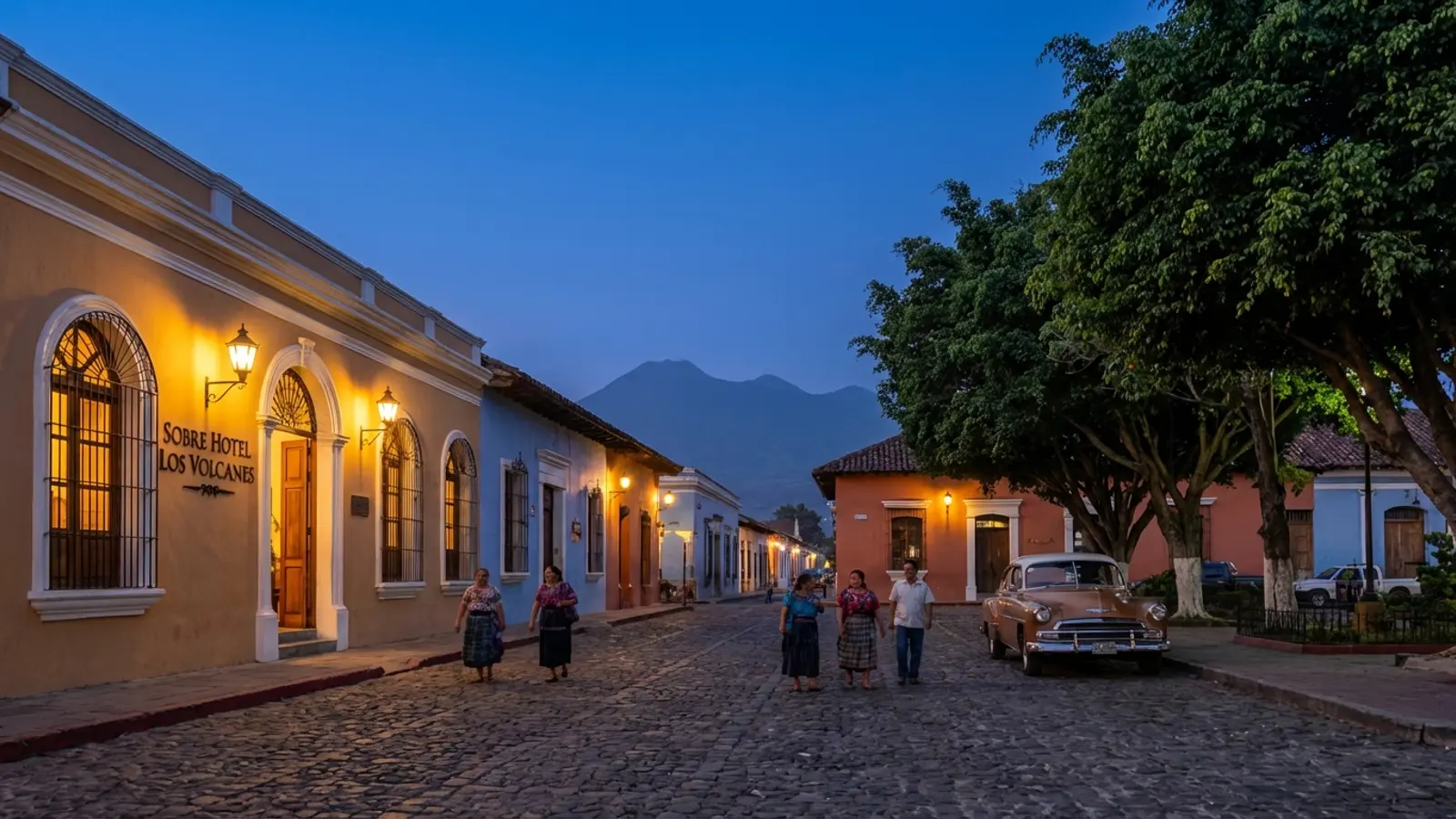 Colonial charm of Suchitoto overlooking Lake Suchitlán